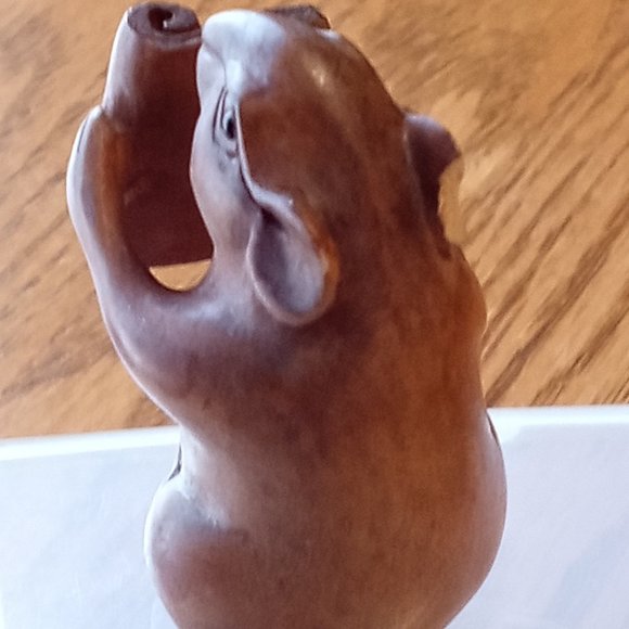 Hand Carved Wood Netsuke - Picture 3 of 9